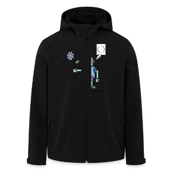 Roboter - Recycelte Männer Softshell-Jacke von Stanley/Stella - Schwarz - Vorne - AI Model Male 185 light (185cm)