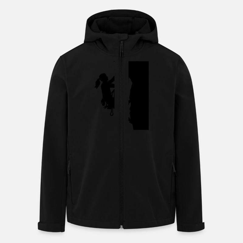 Climbing - Men’s Recycled Softshell Jacket by Stanley/Stella - black