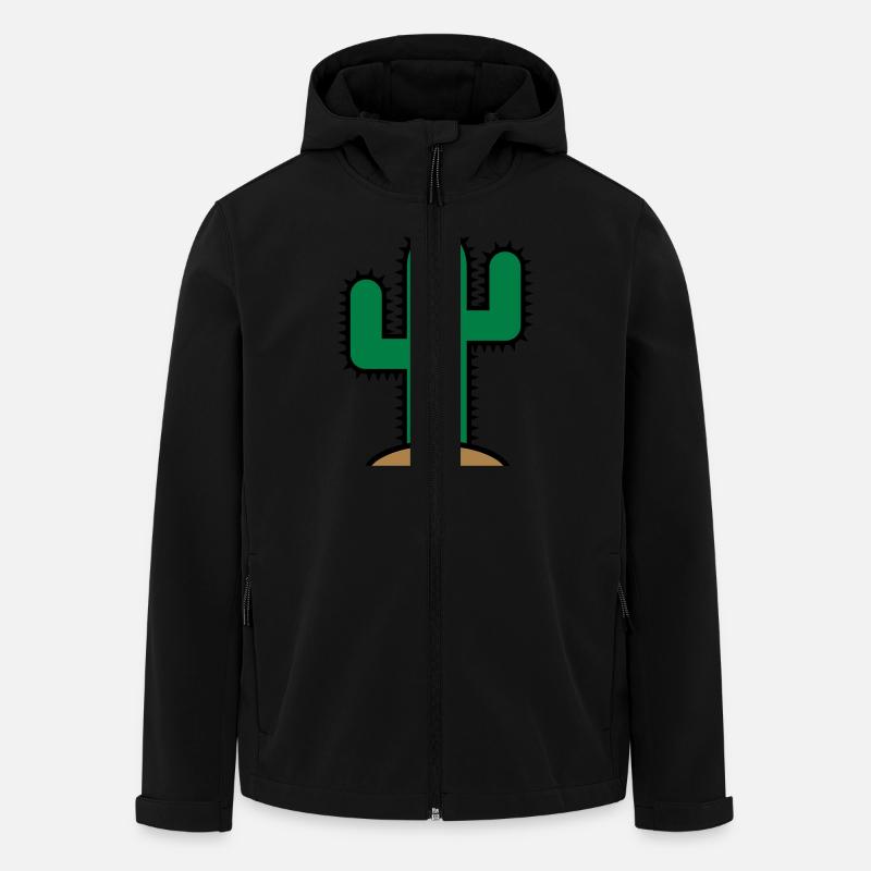 Cactus - Men’s Recycled Softshell Jacket by Stanley/Stella - black