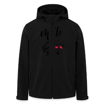 malle girls tour - Recycelte Männer Softshell-Jacke von Stanley/Stella - Schwarz - Vorne - AI Model Male 185 light (185cm)