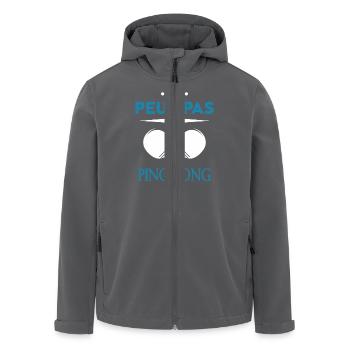 Je Peux Pas J'ai Ping-Pong et Tennis de Table - Veste softshell homme en polyester recyclé Stanley/Stella - noir - Devant - AI Model Male 185 light (185cm)
