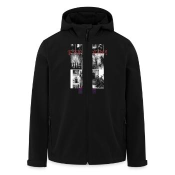 Conception de manga d’horreur - Veste softshell homme en polyester recyclé Stanley/Stella - noir - Devant - AI Model Male 185 light (185cm)