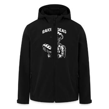 Baking Dead Zombie Bäcker gruseliger Bäcker - Recycelte Männer Softshell-Jacke von Stanley/Stella - Schwarz - Vorne - AI Model Male 185 light (185cm)