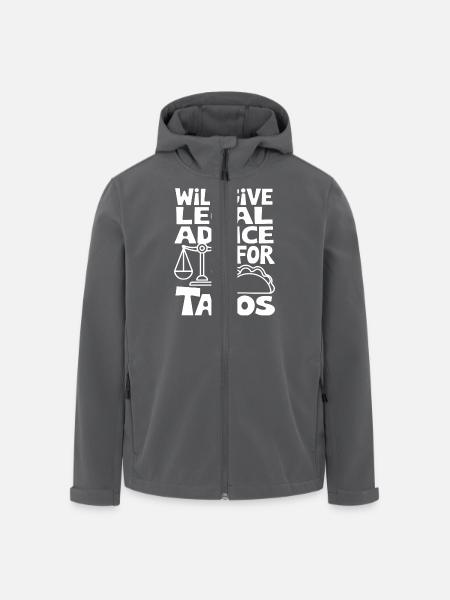 Paragraphs and tacos - Men’s Recycled Softshell Jacket by Stanley/Stella - black