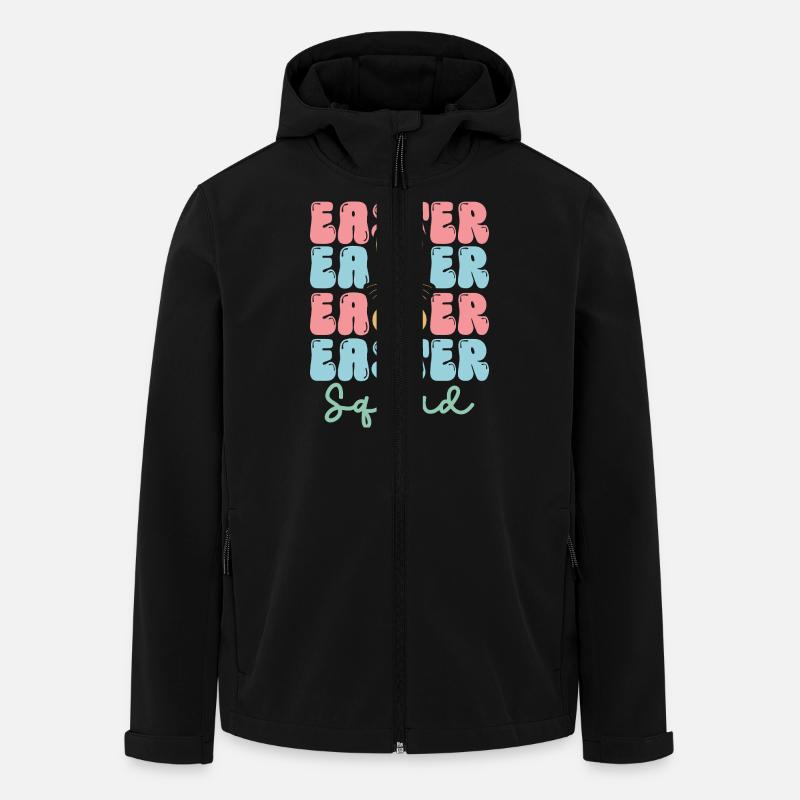 Équipe de Pâques - Veste softshell homme en polyester recyclé Stanley/Stella - noir