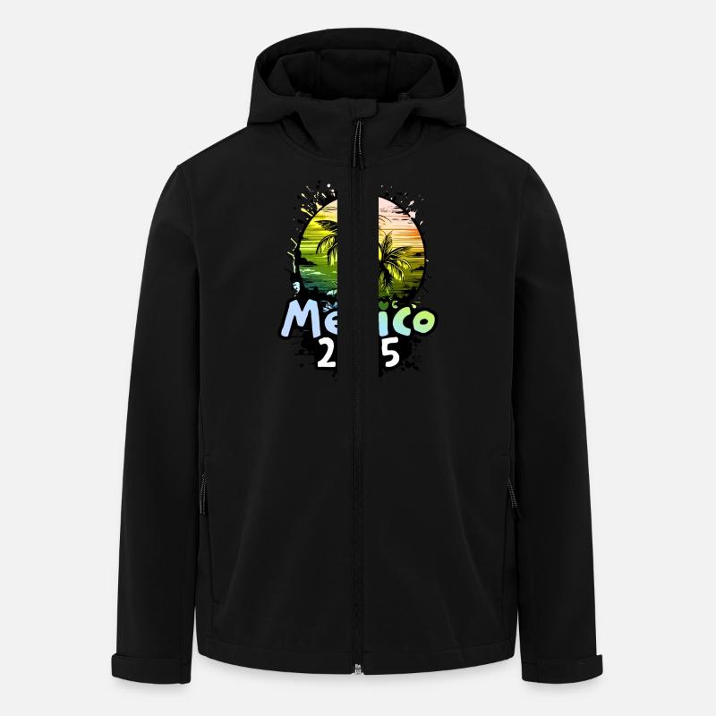 Mexique 2025 - Veste softshell homme en polyester recyclé Stanley/Stella - noir