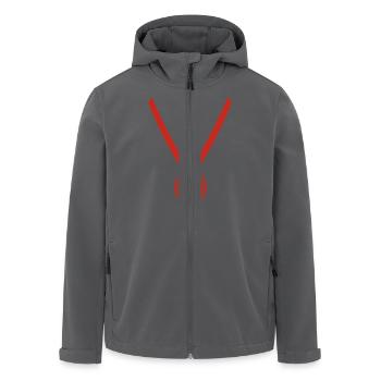 Winner - Champion - Medal - Men’s Recycled Softshell Jacket by Stanley/Stella - black - Front - AI Model Male 185 light (185cm)