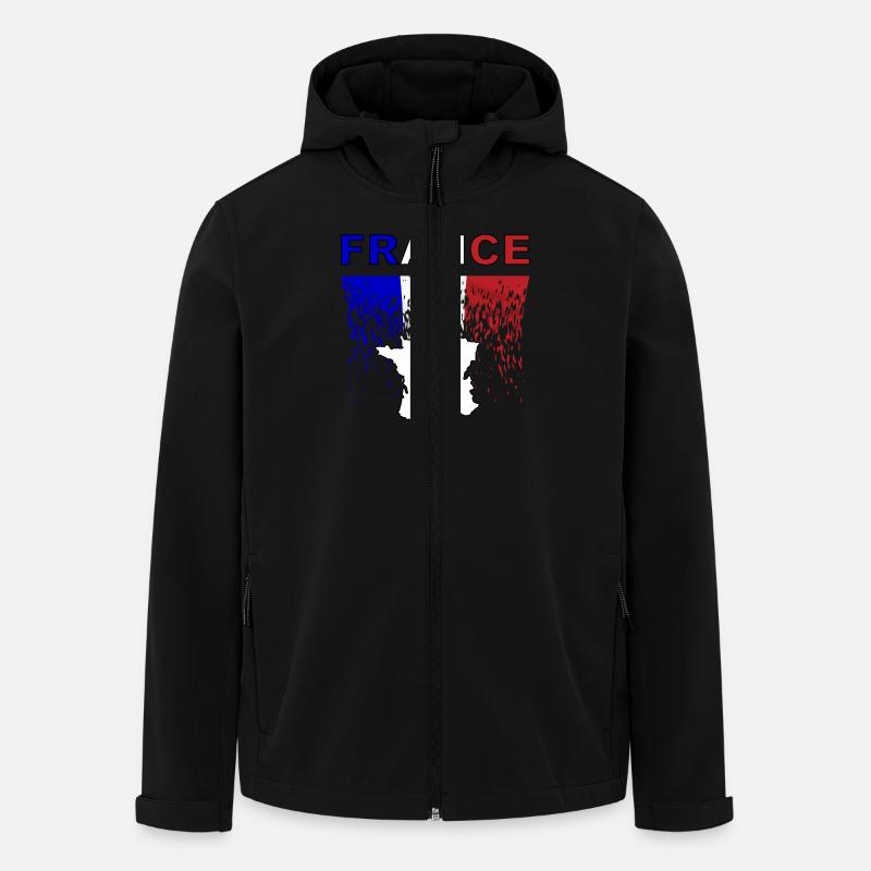 rugby - Recycelte Männer Softshell-Jacke von Stanley/Stella - Schwarz