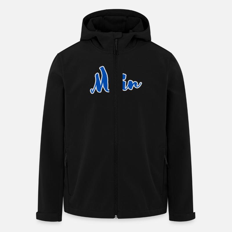 Moin - Recycelte Männer Softshell-Jacke von Stanley/Stella - Schwarz