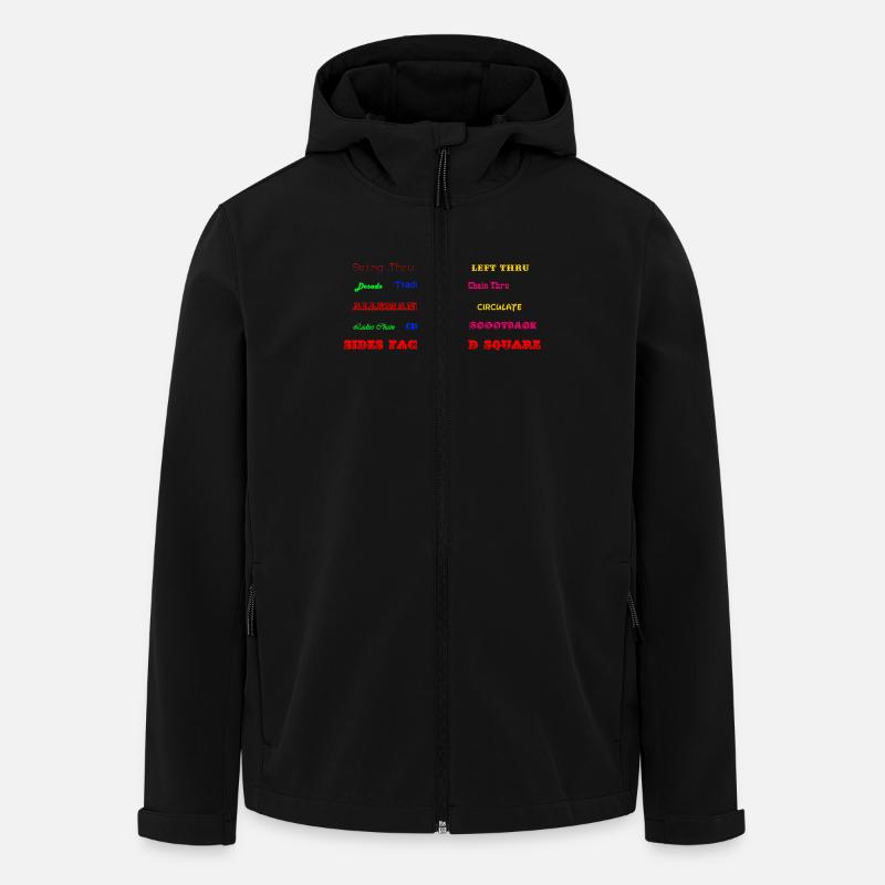 Square Dance Figuren - Recycelte Männer Softshell-Jacke von Stanley/Stella - Schwarz