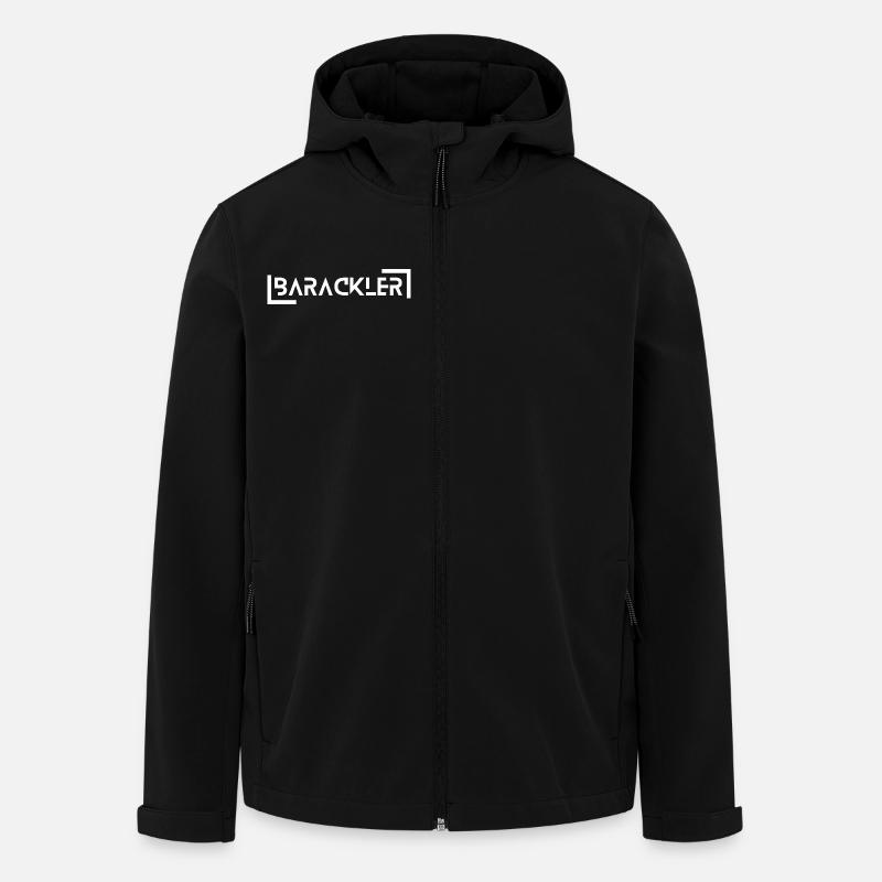 Barracks - Men’s Recycled Softshell Jacket by Stanley/Stella - black