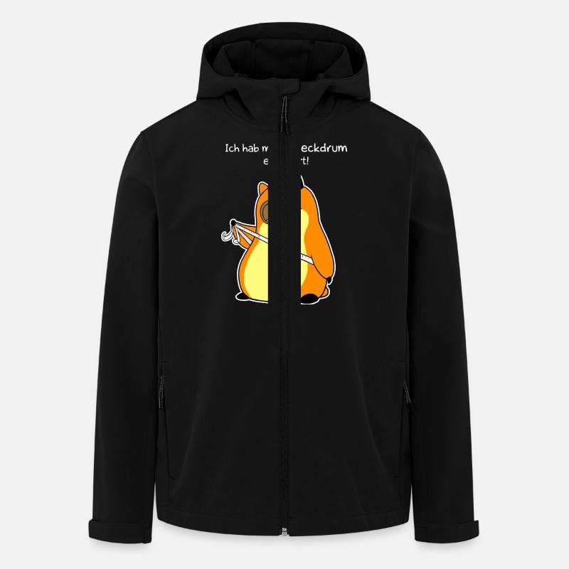 Speckdrum (white) - Recycelte Männer Softshell-Jacke von Stanley/Stella - Schwarz