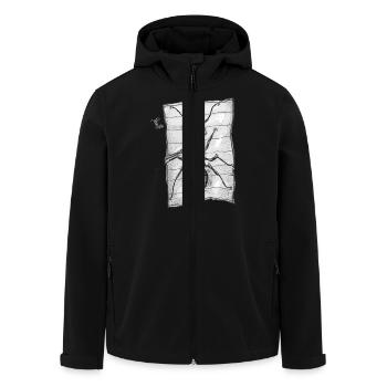 Ameise Strand - Recycelte Männer Softshell-Jacke von Stanley/Stella - Schwarz - Vorne - AI Model Male 185 light (185cm)