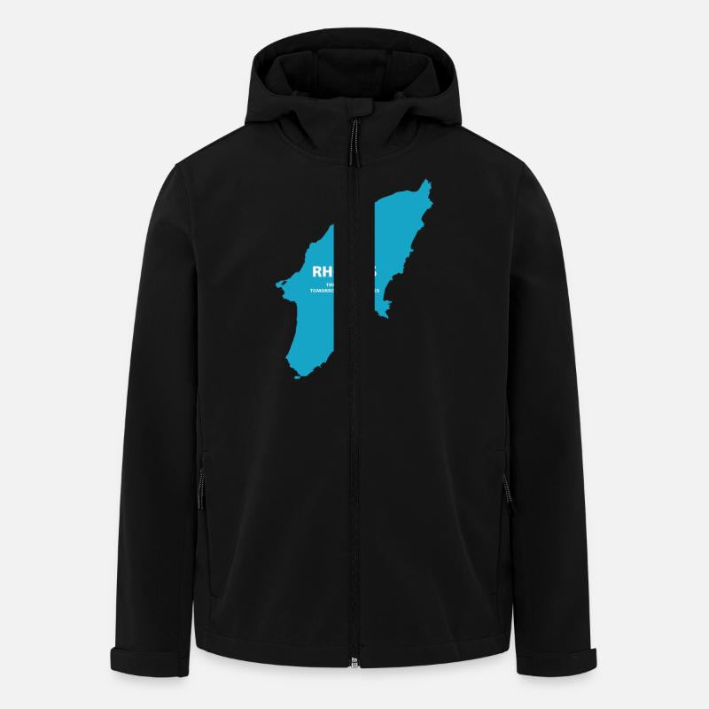 Rhodos is life - Recycelte Männer Softshell-Jacke von Stanley/Stella - Schwarz