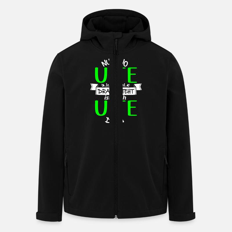 UTE die Echte - Recycelte Männer Softshell-Jacke von Stanley/Stella - Schwarz