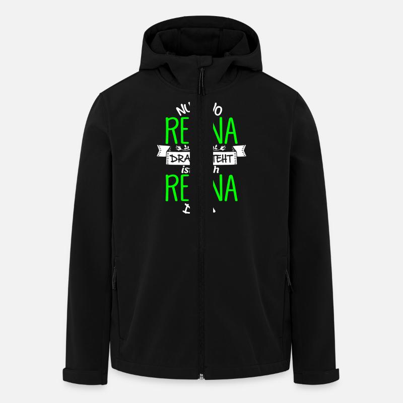 REGINA die Echte - Recycelte Männer Softshell-Jacke von Stanley/Stella - Schwarz