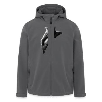 MOONCAT 2 (Choisissez le noir) - Veste softshell homme en polyester recyclé Stanley/Stella - charbon - Devant - AI Model Male 185 light (185cm)