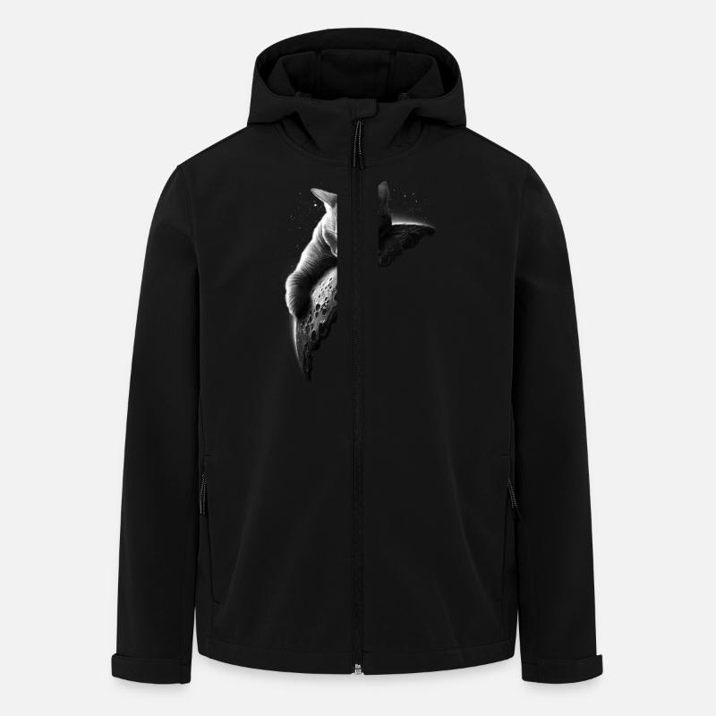 MOONCAT 2 (Choisissez le noir) - Veste softshell homme en polyester recyclé Stanley/Stella - noir