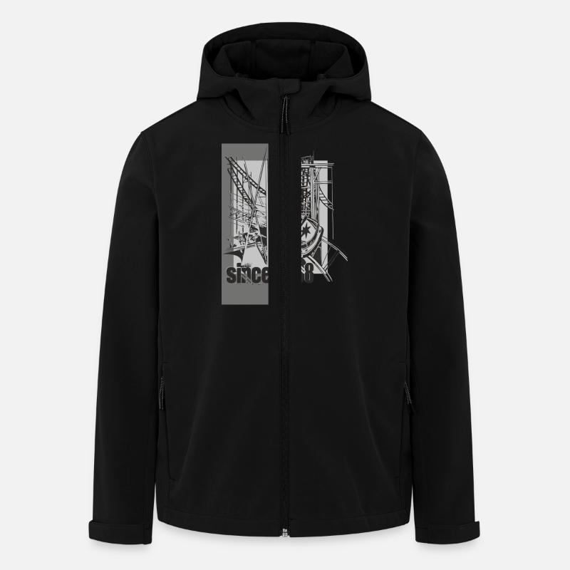 achterbahn - Recycelte Männer Softshell-Jacke von Stanley/Stella - Schwarz