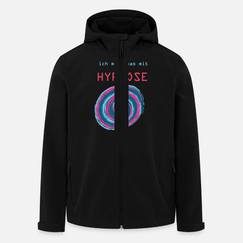 Hypnose - Recycelte Männer Softshell-Jacke von Stanley/Stella - Schwarz