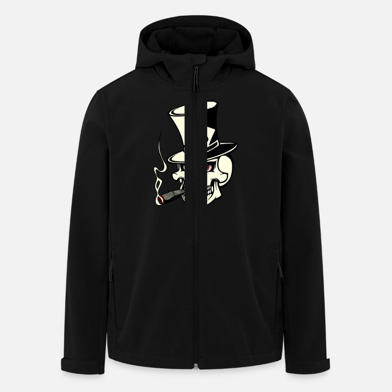 skull poker - Recycelte Männer Softshell-Jacke von Stanley/Stella - Schwarz