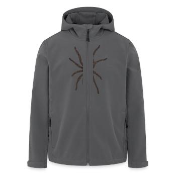 Vogelspinne2 - Recycelte Männer Softshell-Jacke von Stanley/Stella - Schwarz - Vorne - AI Model Male 185 light (185cm)