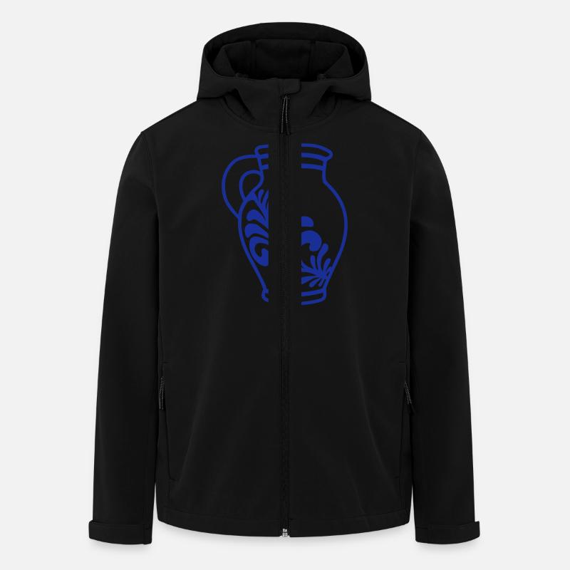 Bembel - Recycelte Männer Softshell-Jacke von Stanley/Stella - Schwarz