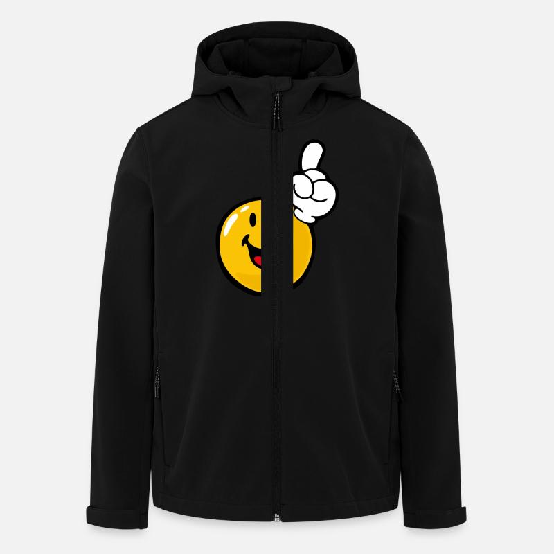 Smiley Eager - Stanley/Stella Mænd Genanvendt Softshell-jakke Discoverer - sort