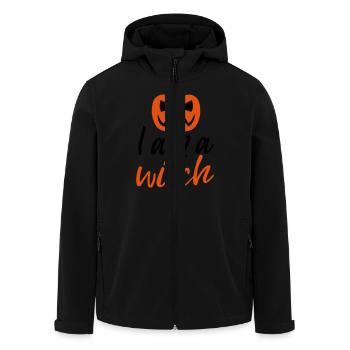 I am a Witch - Men’s Recycled Softshell Jacket by Stanley/Stella - black - Front - AI Model Male 185 light (185cm)