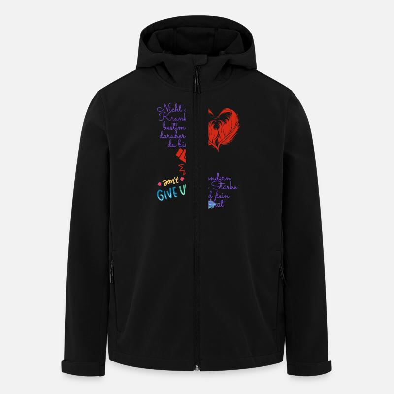 Kampf gegen Krankheiten - Recycelte Männer Softshell-Jacke von Stanley/Stella - Schwarz