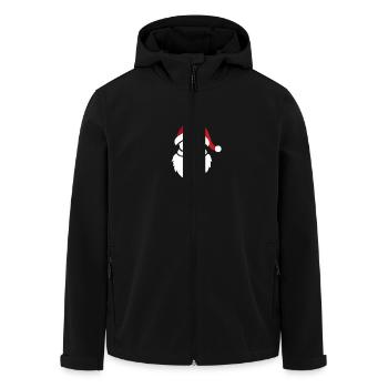 Stylischer Weihnachtsmann - Recycelte Männer Softshell-Jacke von Stanley/Stella - Schwarz - Vorne - AI Model Male 185 light (185cm)