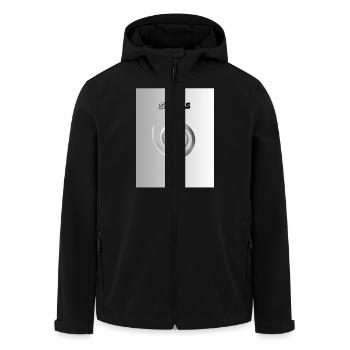 Two Spirals- Spirale - Veste softshell homme en polyester recyclé Stanley/Stella - noir - Devant - AI Model Male 185 light (185cm)