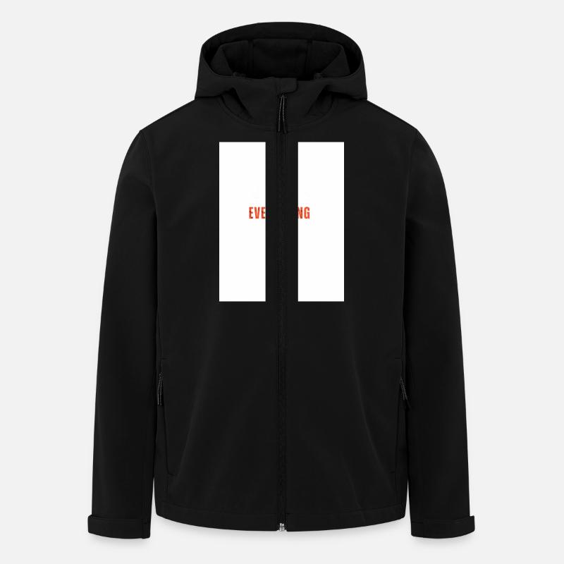 Déclaration de tout - Veste softshell homme en polyester recyclé Stanley/Stella - noir