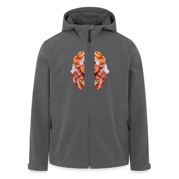 Zodiac sign Cancer - Men’s Recycled Softshell Jacket by Stanley/Stella - anthracite - Front - AI Model Male 185 light (185cm)