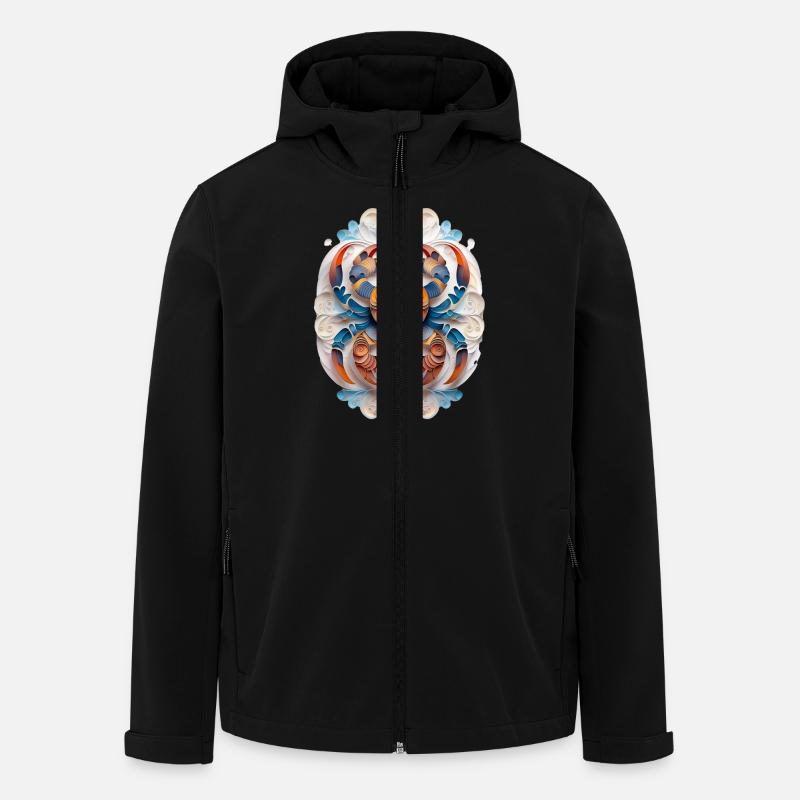 Zodiac sign Cancer - Men’s Recycled Softshell Jacket by Stanley/Stella - black