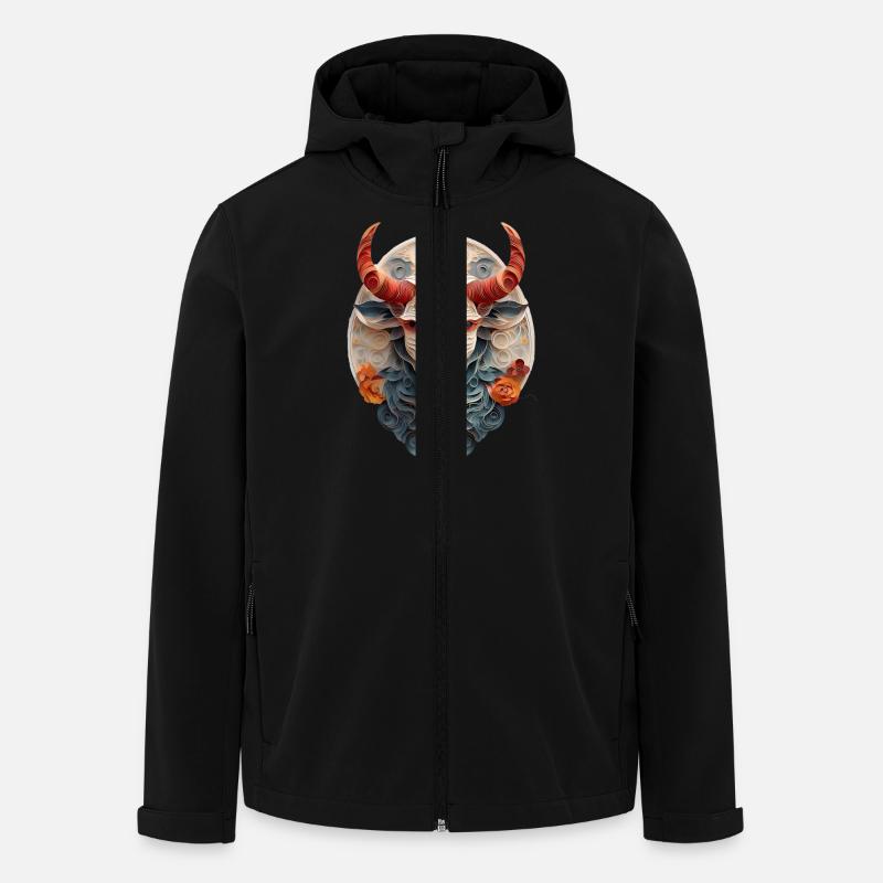 Zodiac sign Taurus - Men’s Recycled Softshell Jacket by Stanley/Stella - black