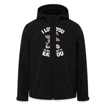 Serpent Sorcier Amoureux - Veste softshell homme en polyester recyclé Stanley/Stella - noir - Devant - AI Model Male 185 light (185cm)
