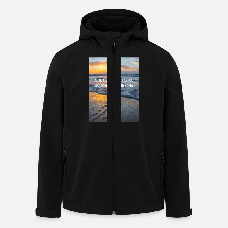 She needed a hero - Recycelte Männer Softshell-Jacke von Stanley/Stella - Schwarz