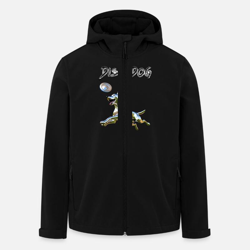 DISC DOG Chromium - Recycelte Männer Softshell-Jacke von Stanley/Stella - Schwarz