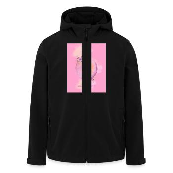 Believe in yourself T Shirt - Recycelte Männer Softshell-Jacke von Stanley/Stella - Schwarz - Vorne - AI Model Male 185 light (185cm)