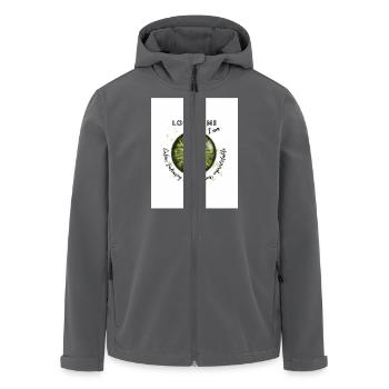 Yeux vert ) - Veste softshell homme en polyester recyclé Stanley/Stella - charbon - Devant - AI Model Male 185 light (185cm)