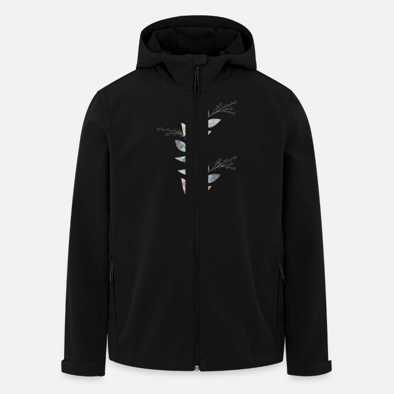 Plante Colossale - Veste softshell homme en polyester recyclé Stanley/Stella - noir