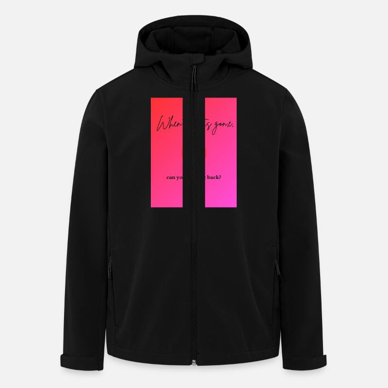 when trust is gone - Veste softshell homme en polyester recyclé Stanley/Stella - noir