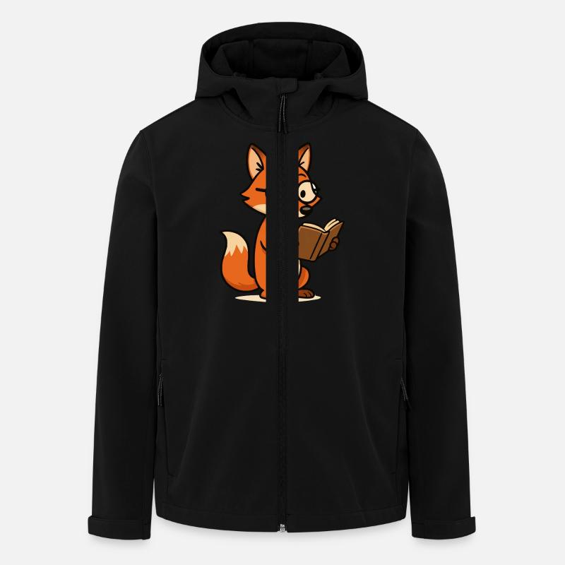 fox schlaufuchs - Men’s Recycled Softshell Jacket by Stanley/Stella - black
