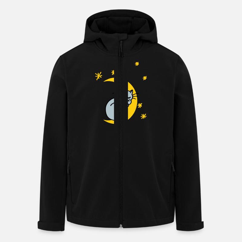 Mondkatze - Men’s Recycled Softshell Jacket by Stanley/Stella - black