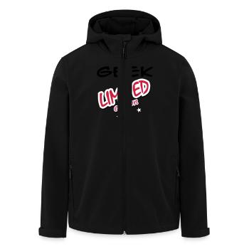 GEEK LIMITED EDITION - Veste softshell homme en polyester recyclé Stanley/Stella - noir - Devant - AI Model Male 185 light (185cm)