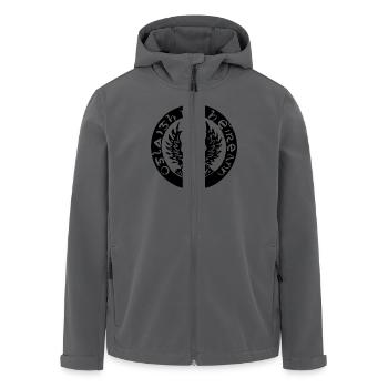 Irish Republican Phoenix - Recycelte Männer Softshell-Jacke von Stanley/Stella - Schwarz - Vorne - AI Model Male 185 light (185cm)