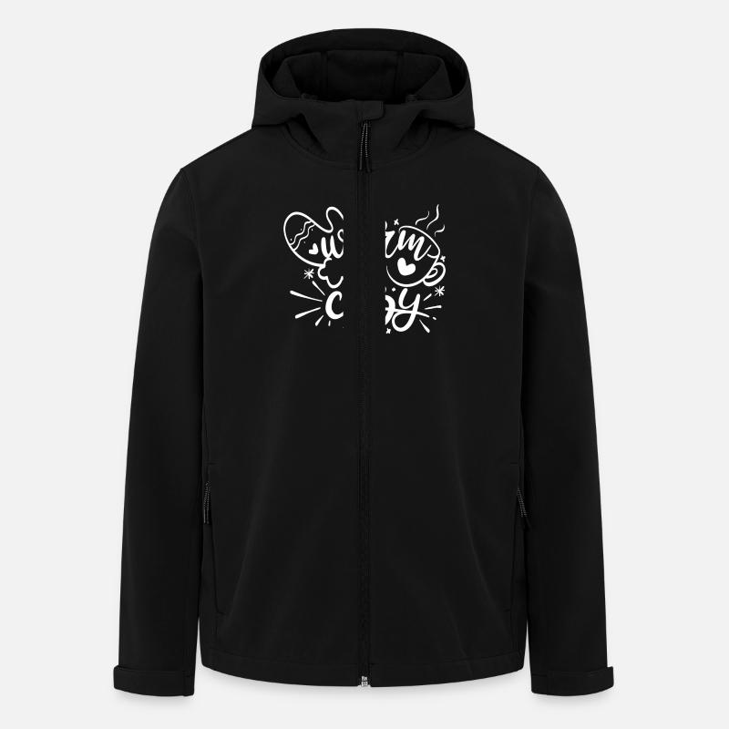 Warm & Cozy - Men’s Recycled Softshell Jacket by Stanley/Stella - black