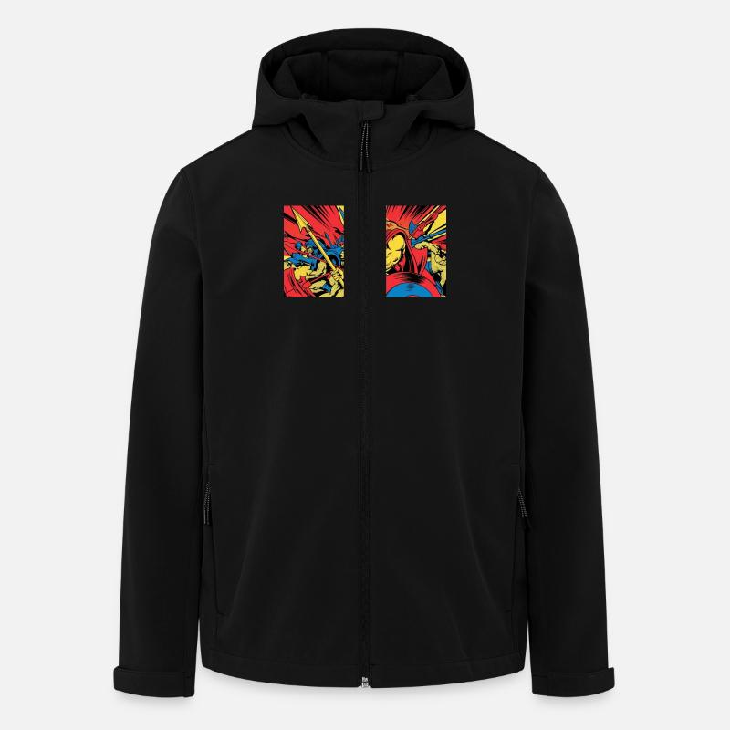 nVx Ares 2 - Recycelte Männer Softshell-Jacke von Stanley/Stella - Schwarz