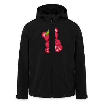 Himbärchen - Recycelte Männer Softshell-Jacke von Stanley/Stella - Schwarz - Vorne - AI Model Male 185 light (185cm)